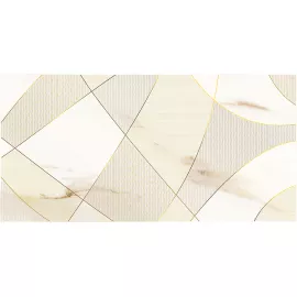 Декор настенный Calacatta Royal Geometria 315x630 бежевая, изображение 2