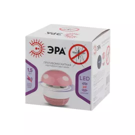 Противомоскитная ультрафиолетовая лампа ЭРА ERAMF-03 розовый Б0038600, изображение 2