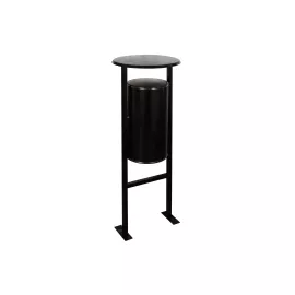 Уличная корзина Титан Мета УК-1 бордо 4607078081359