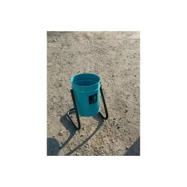 Уличная урна ПРОФМЕТСТИЛЬ металлическая, бирюзовая 384, изображение 2