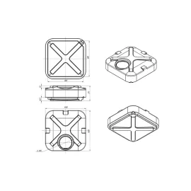 Бак для душа Rostok 250 л с лейкой 201.2500.899.3, изображение 2