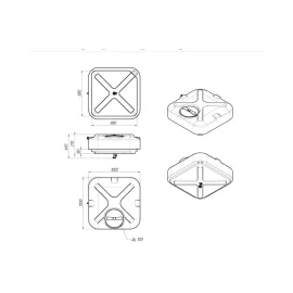 Бак для душа Rostok 250л 201.2500.899.2, изображение 2