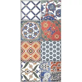 Декор настенный Marbella Arabesco Decor 315x630 многоцветный