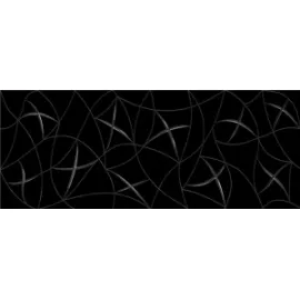 Декор настенный Vela Nero Stella 201x505 черный