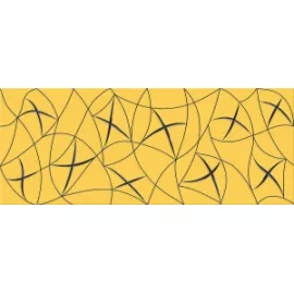 Декор настенный Vela Ochra Stella 201x505 оранжевый