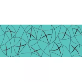 Декор настенный Vela Tiffani Stella 201x505 зеленый