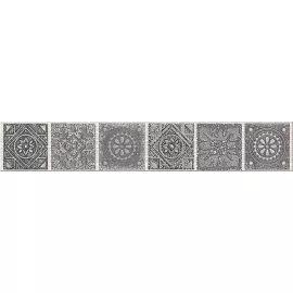 Бордюр настенный Grazia Grey Nefertiti 62x405 серый, изображение 2