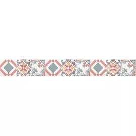 Бордюр настенный Eclipse Grey Aurora 1 62x505 розовый, изображение 2