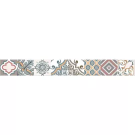 Бордюр настенный Eclipse Grey Selena 62x505 бежевый, изображение 2