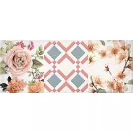 Декор настенный Eclipse Grey Aurora 1 201x505 розовый