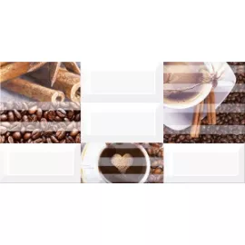 Декор настенный Вог Мокко 201x405 многоцветный