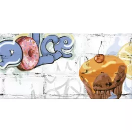 Декор настенный Лофт Дольче 201x405 многоцветный