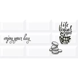 Декор настенный Вог Breakfast 3 201x405 белый, изображение 2