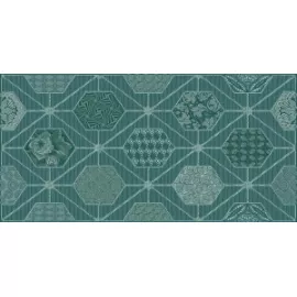 Декор настенный Devore Indigo 315x630 зеленый