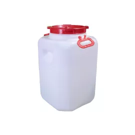 Квадратная бочка Радиан 50 л, белая 4607168315432