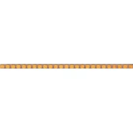 Бордюр настенный Бисер 6x200 желтый POD005