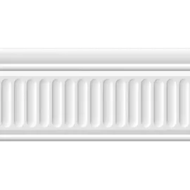 Бордюр настенный Бланше 99x200 белый 19048\3F