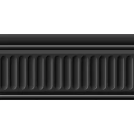 Бордюр настенный Бланше 99x200 черный 19049\3F