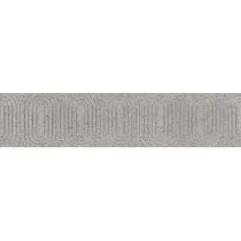 Бордюр настенный Безана 55x250 серый OP\B206\12137R