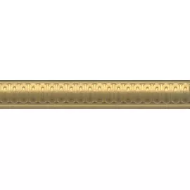 Бордюр настенный Борромео 40x250 золото BOA005