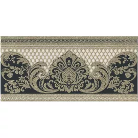 Бордюр настенный Даниэли 145x300 черный HGD\B103\11109R, изображение 2