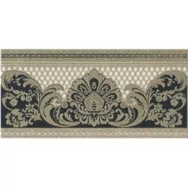 Бордюр настенный Даниэли 145x300 черный HGD\B103\11109R