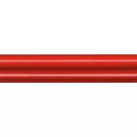 Бордюр настенный Граньяно 30x150 красный BLD011