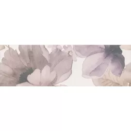 Бордюр настенный Город на воде 80x250 цветы серый MLD\A76\12106R, изображение 2