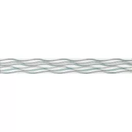 Бордюр настенный Линьяно Подснежники 63x500 бирюзовый OP\B04\7071T