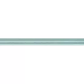 Бордюр настенный Спига 34x400 структура голубой LSA017