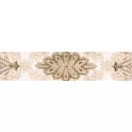 Бордюр настенный Органза 62x275 бежевый 4