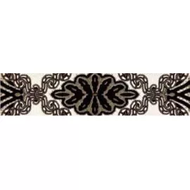 Бордюр настенный Органза 62x275 черный 5, изображение 2