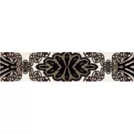 Бордюр настенный Органза 62x275 черный 5