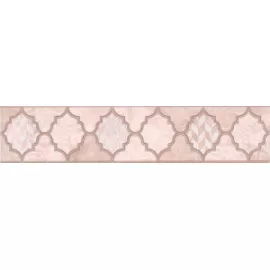 Бордюр настенный Фоскари 54x250 розовый OP\B27\6334