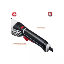 Углошлифовальная машина ЗУБР 125мм УШМ-125-1200 ЭМ3, изображение 4