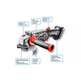 Аккумуляторная угловая шлифмашина GRAPHITE Energy+ 58g003, изображение 2