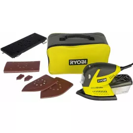 Универсальная шлифмашина Ryobi + 30 шлифлистов RMS180-SA30 5133002910, изображение 5