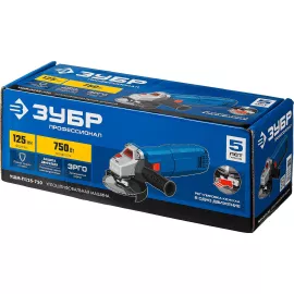 Углошлифовальная машина ЗУБР Профессионал, 125 мм УШМ-П125-750, изображение 4