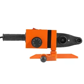 Аппарат для сварки ПП труб WESTER DWM1500 1500 Вт, 6 насадок, с труборезом, рулеткой и перчатками 156014, изображение 3