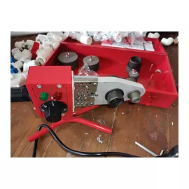 Аппарат для сварки пласт труб KRONWERK КW800 800 Вт, 300 C, насадки 20-25-32-40-50-63 мм, меткейс 94214, изображение 3