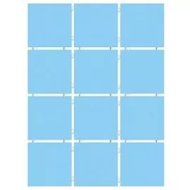 1147 Конфетти голубой блестящий полотно 30х40 из 12 частей 9.9х9.9