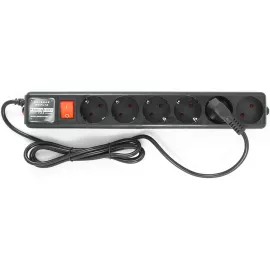 Сетевой фильтр 3м черный Power Cube PRO SPL5+1-B-10 BLACK