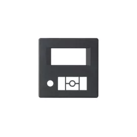 Накладка на радиоприемник с ЖК-дисплеем Simon, S82, S82N, S82 Detail, графит 82058-38
