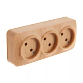 Розетка IONICH 3-ая б/з сосна 1455