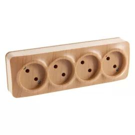 Розетка IONICH 4-ая б/з сосна 1456