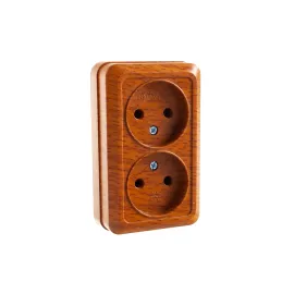Розетка UNIVersal Олимп б/з бук 7946741, изображение 2