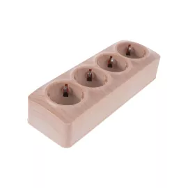 Розетка IONICH 4-ая с/з сосна 1457, изображение 2