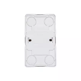 Двухместная розетка Schneider Electric ОП Этюд 16А IP20 без заземл. белая PA16-005B, изображение 2