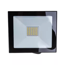 Светодиодный прожектор SAFFIT SFL90-50 2835SMD, 50W 6400K AC220V/50Hz IP65, черный в компактном корпусе 55066