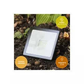 Светодиодный прожектор REXANT 30 Вт зеленое свечение 605-016, изображение 2